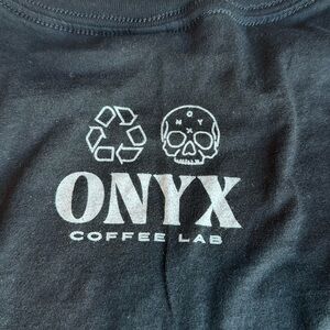Onyx coffee lab “never settle for good enough” t-shirt size xs